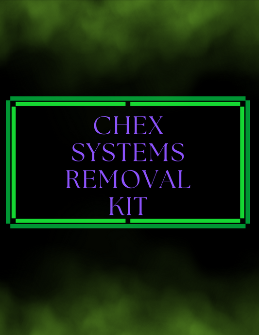 Chex Systems Removal Kit